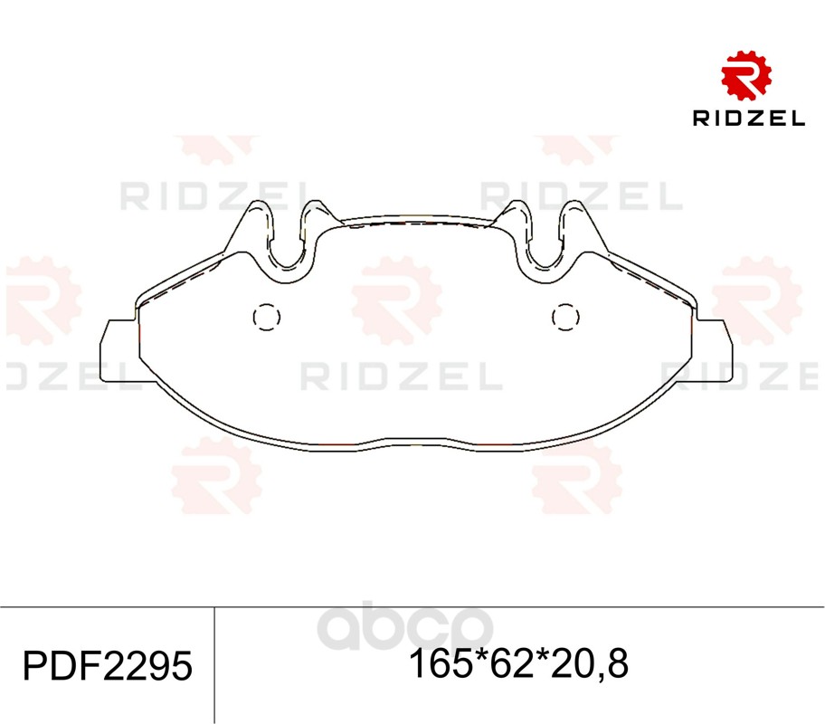 

Комплект тормозных колодок RIDZEL PDF2295