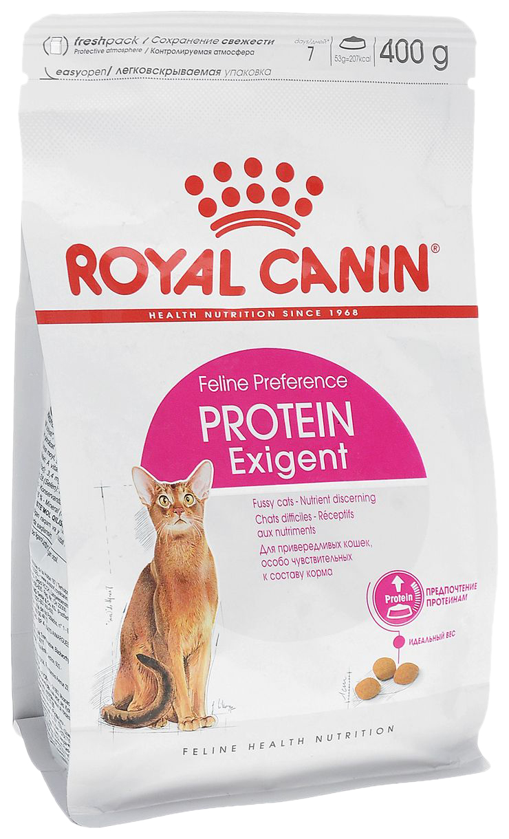 фото Сухой корм для кошек royal canin protein exigent, для привередливых к составу, 0,4кг