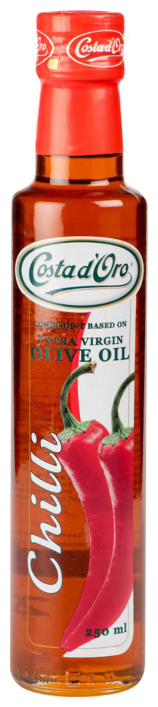 Масло оливковое Costa d'Oro нерафинированное еxtra virgin с ароматом чили 0.25 л