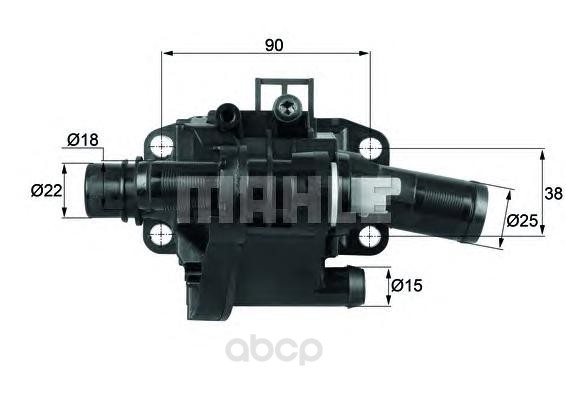 фото Термостат mahle th4183 mahle/knecht