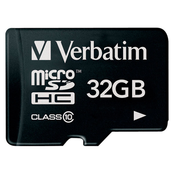

Карта памяти Verbatim Micro SDHC 32GB