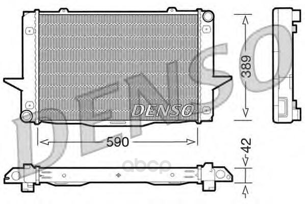 фото Радиатор системы охлаждения акпп volvo 850/s70/v70 2.0-2.5t 94-98 denso drm33043