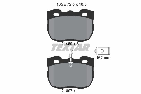 

Тормозные колодки Textar дисковые 2145902