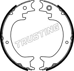 

Тормозные колодки TRUSTING стояночного тормоза 110339