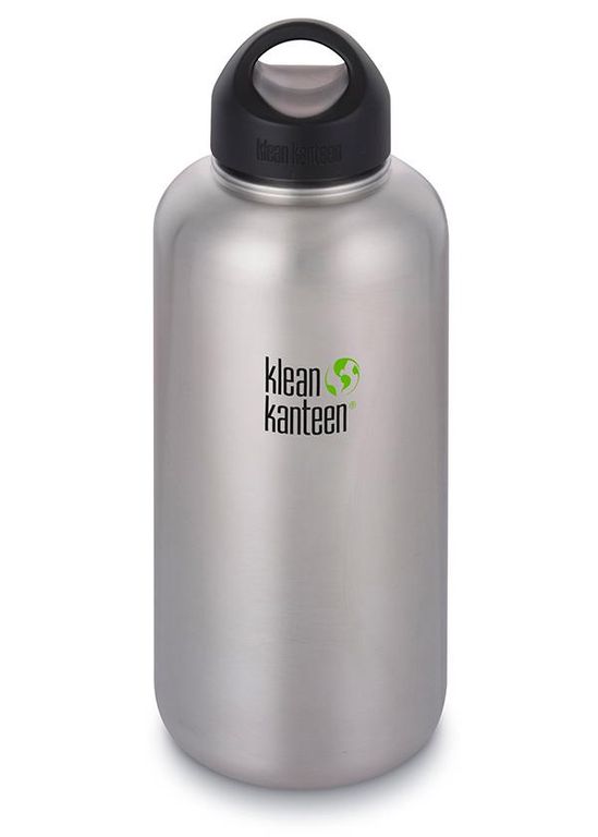 фото Бутылка klean kanteen wide 1900 мл brushed stainless