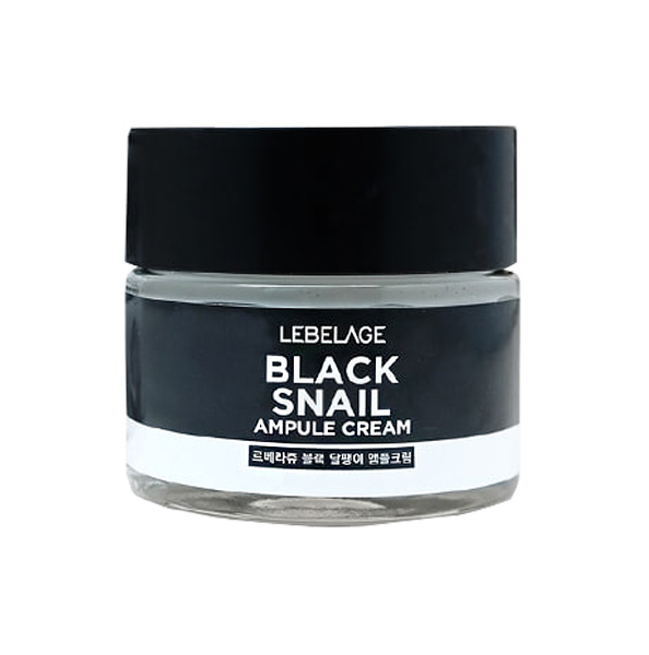 Крем для лица Lebelage Black Snail Ampule Cream 70 мл