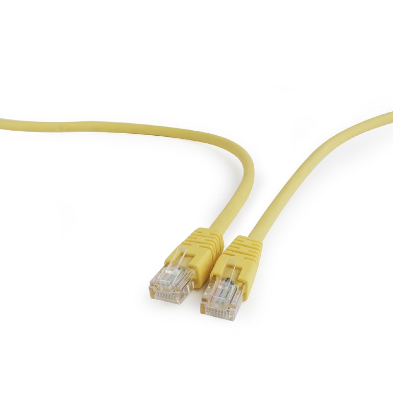 фото Кабель cablexpert rj45-rj45, m-m 1,5м yellow (pp12-1.5m/y)