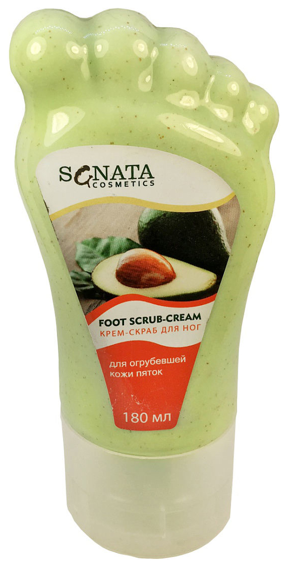 

Скраб для ног Sanata Cosmetics Foot Scrub Cream Авокадо 180 мл, кремообразные