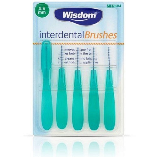 фото Набор wisdom interdental brush интердентальных цилиндрических ершиков 0,8мм 5шт