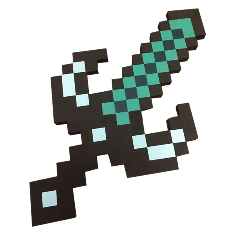 

Меч 8Бит Pixel Crew Черный изумрудный пиксельный 60см