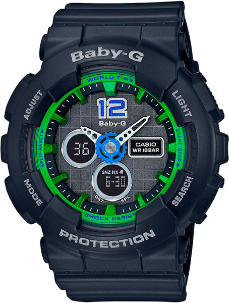 фото Наручные часы кварцевые женские casio baby-g ba-120-1b