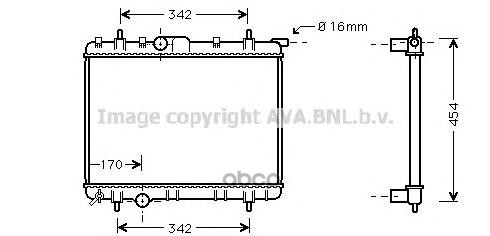 фото Радиатор охлаждения ava quality cooling pea2246