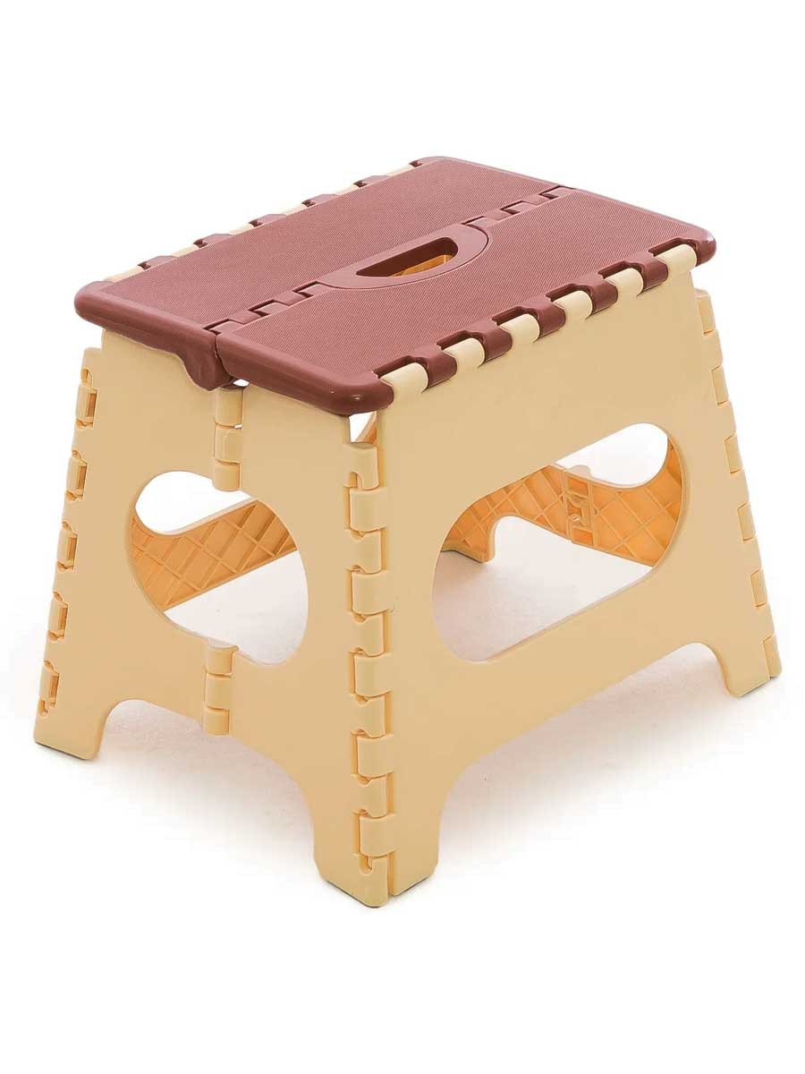 фото Табурет трикап 100012 коричневый/бежевый