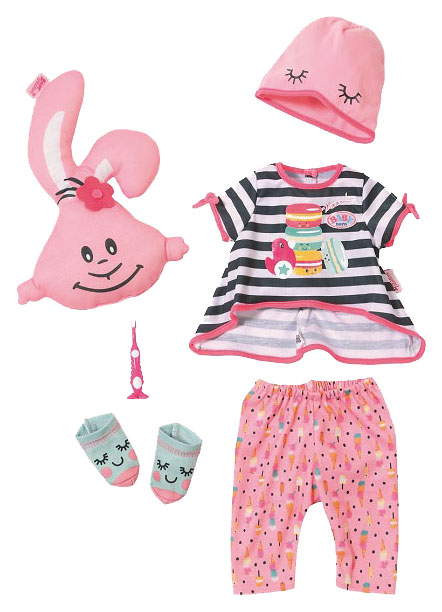 Купить Набор одежды для кукол Zapf Creation Baby Born Пижамная вечеринка 824-627,