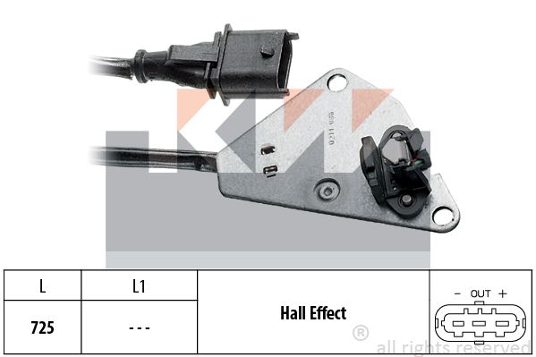 Датчик, положение распределительного вала KW 453 210