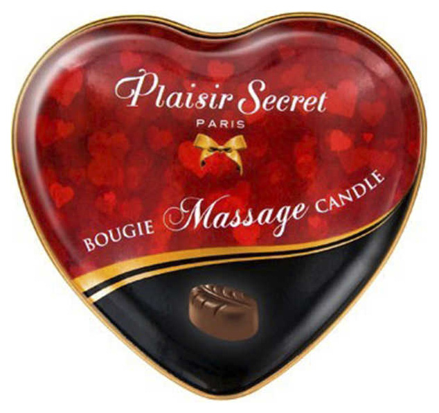 фото Массажная свеча plaisir secret bougie massage candle с ароматом шоколада 35 мл