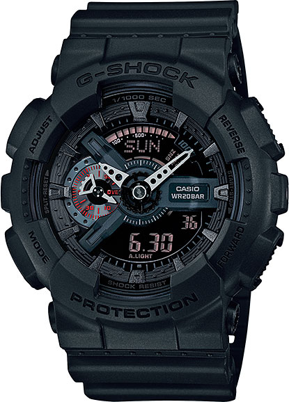 фото Японские наручные часы casio g-shock ga-110mb-1a с хронографом