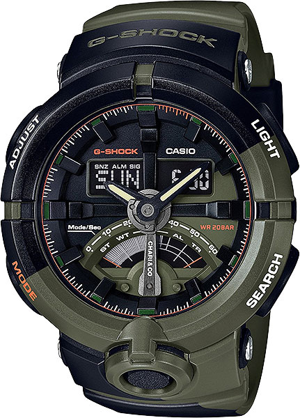 

Японские наручные часы Casio G-Shock GA-500K-3A с хронографом, G-Shock