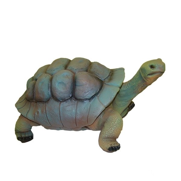 

Фигура декоративная садовая Черепаха большая L35W49H24см, Зеленый