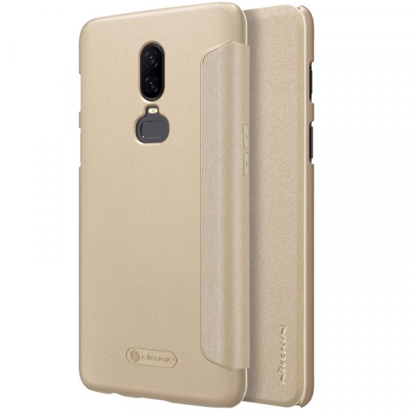 фото Чехол nillkin sparkle series для oneplus 6 (gold)