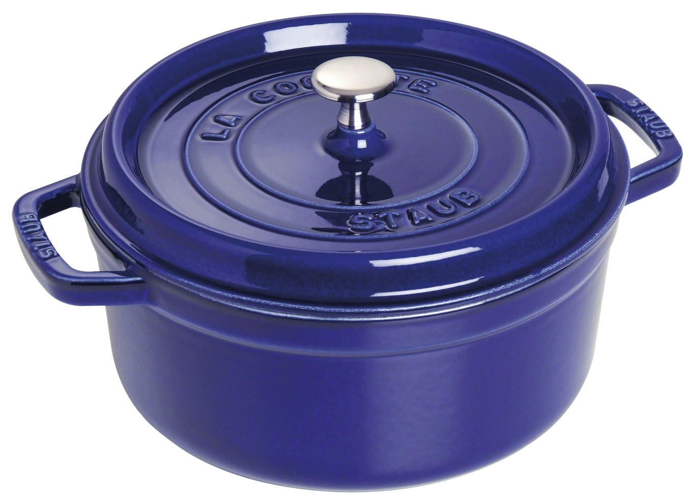 Кастрюля Staub 38 л синий 33500₽