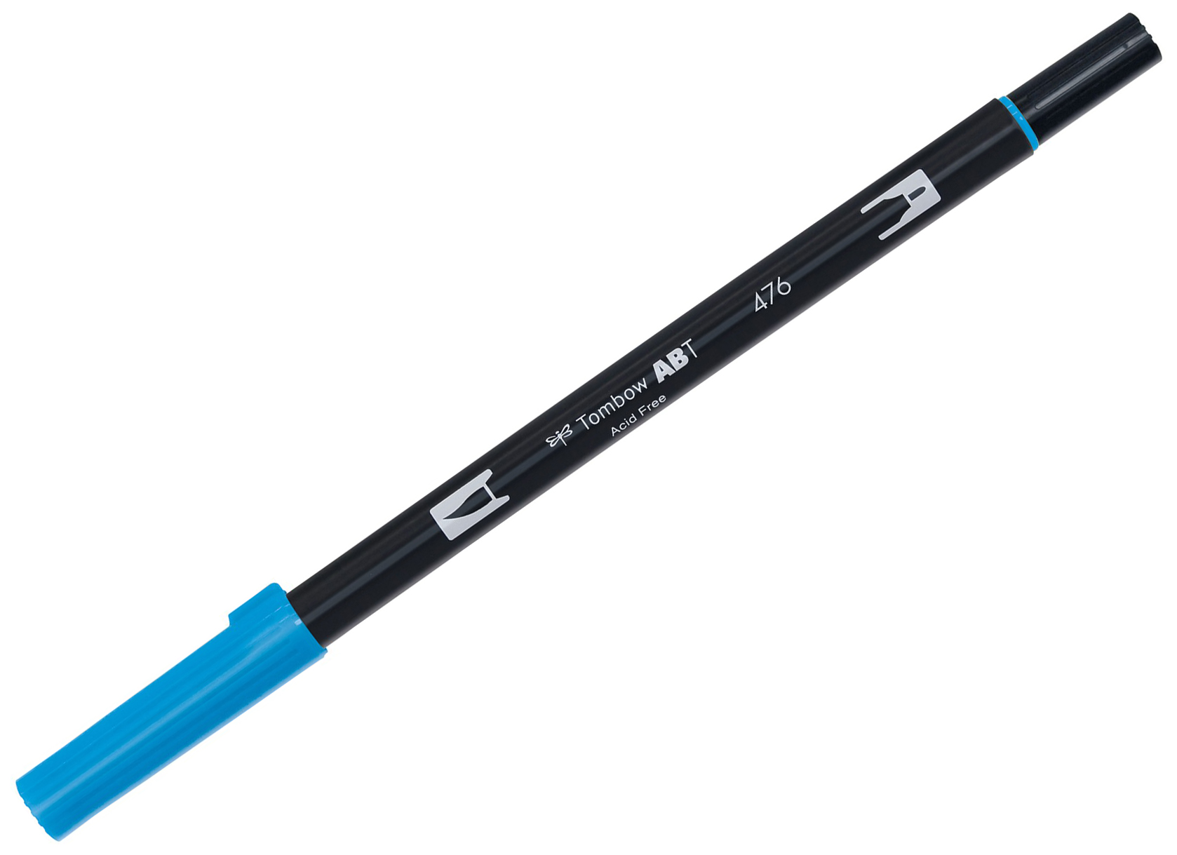 

Брашпен Tombow ABT Dual Brush Pen 476 циан