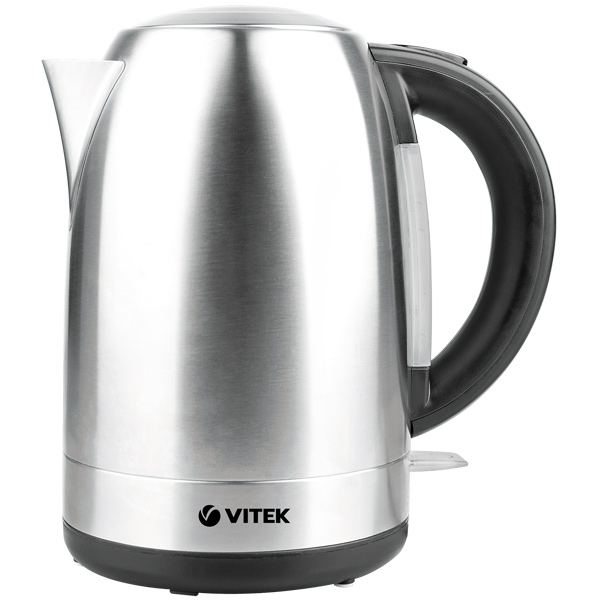 Чайник электрический VITEK VT-7021SR 1.7 л серебристый чайник металлический bekker bk s641 3 л