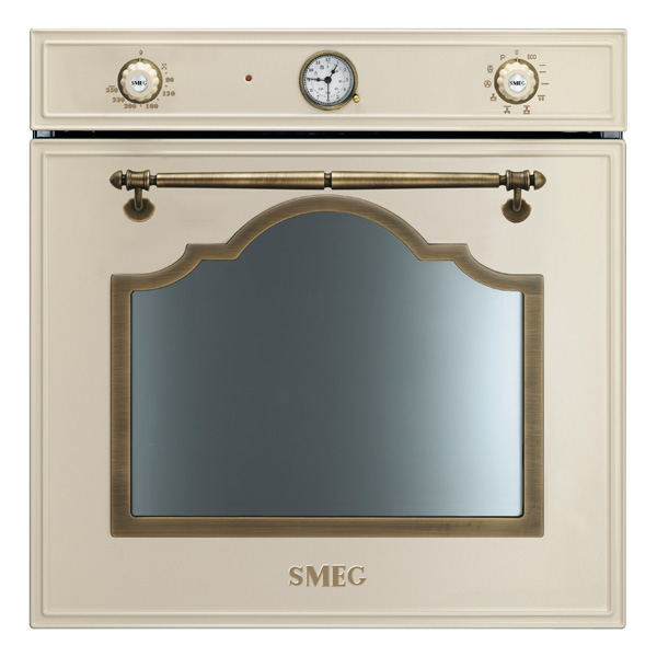 фото Встраиваемый электрический духовой шкаф smeg sfp750popz beige