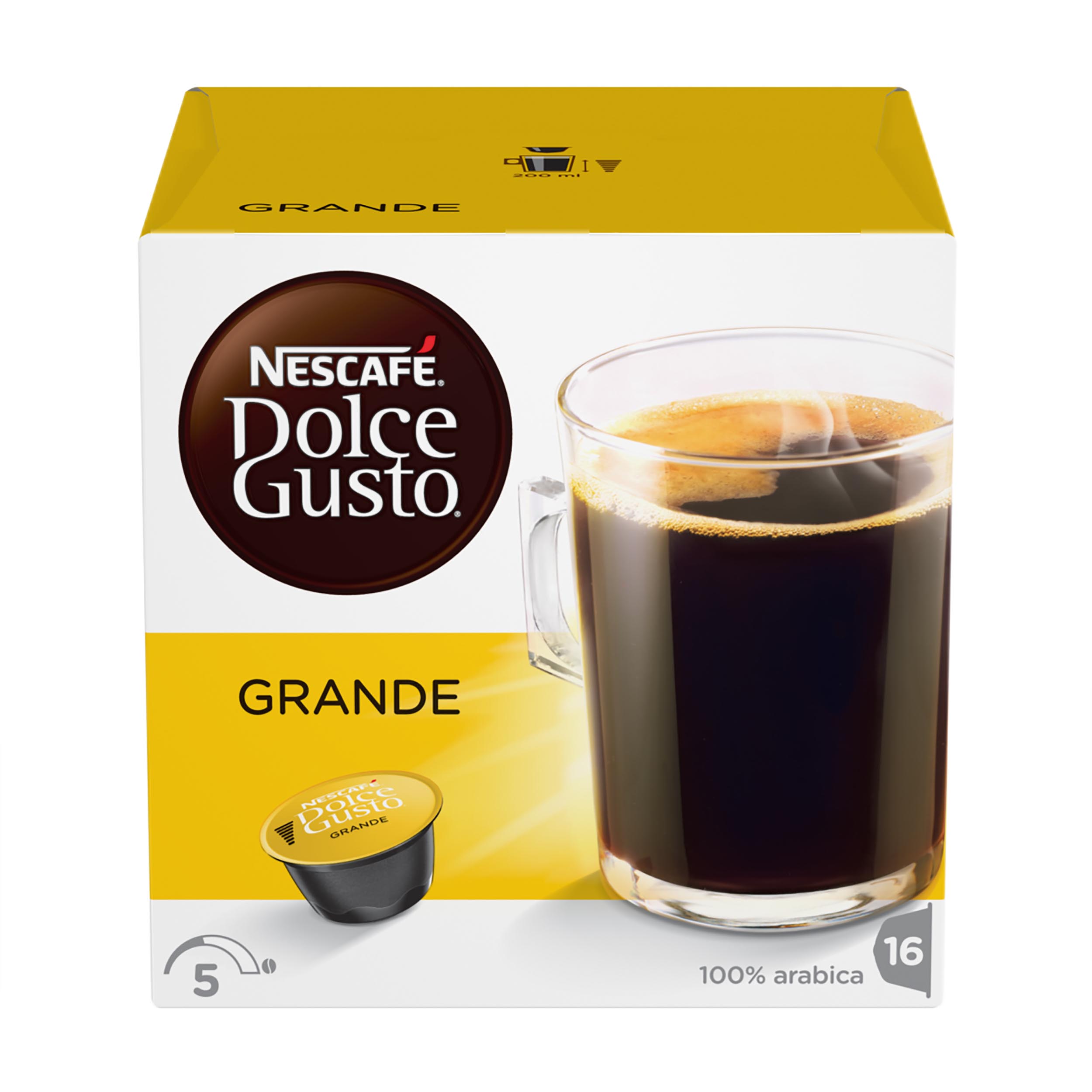 Кофе в капсулах Nescafe Dolce Gusto cafe crema grande 16 капсул