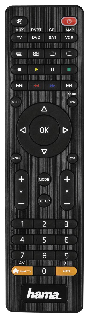 фото Пульт ду hama universal remote 8 in 1 black