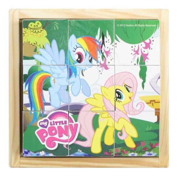 

Деревянные кубики-пазлы Играем вместе My Little Pony, My little pony