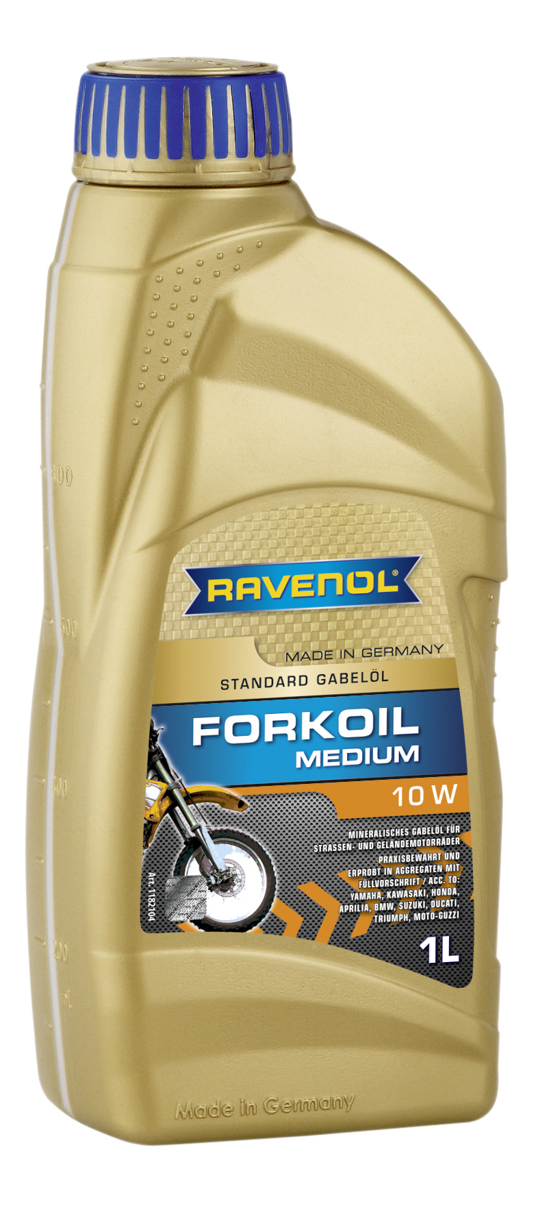 Вилочное масло RAVENOL Forkoil Medium 10W (1л) new 4014835731813