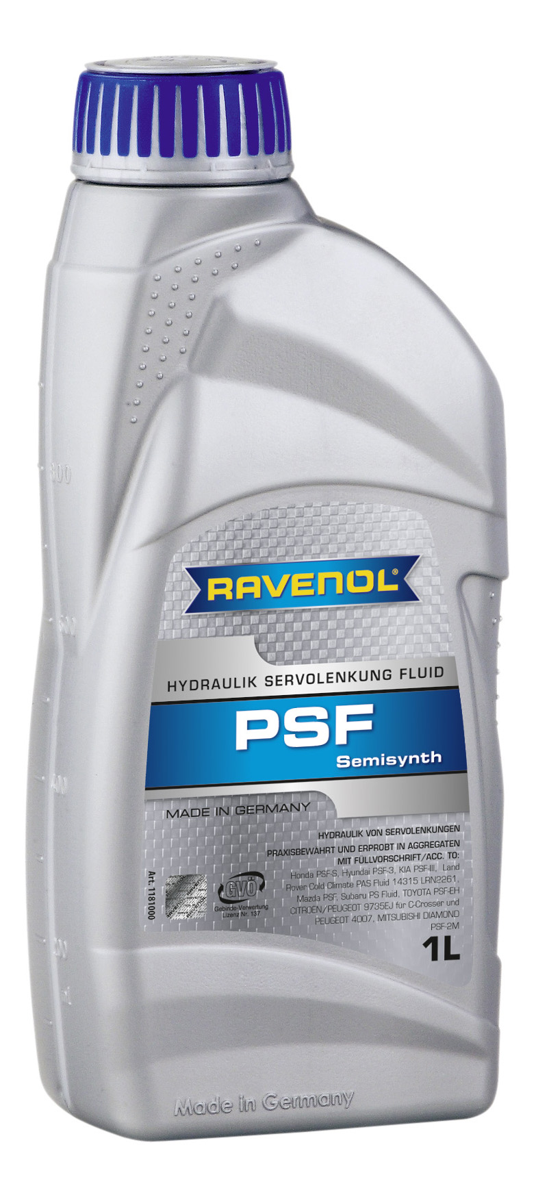 Трансмиссионное масло RAVENOL PSF Fluid (1л) new 4014835736313