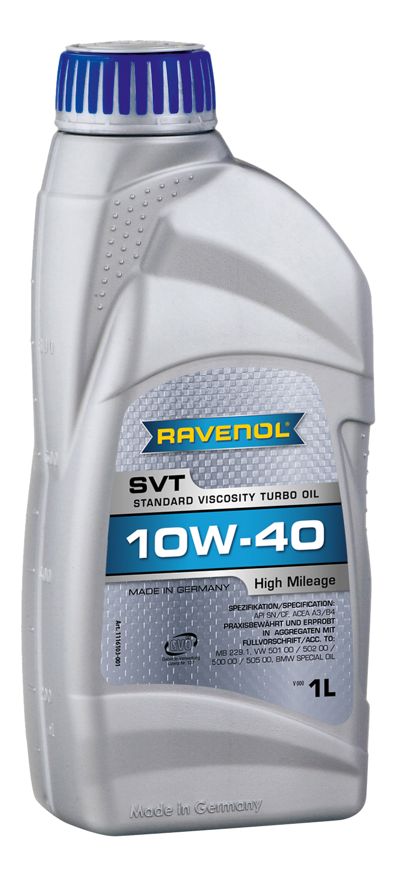 Моторное масло Ravenol SVT 10W40 1л