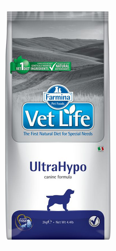 фото Сухой корм для собак farmina vet life ultrahypo, гипоаллергенный, рыба, 2кг