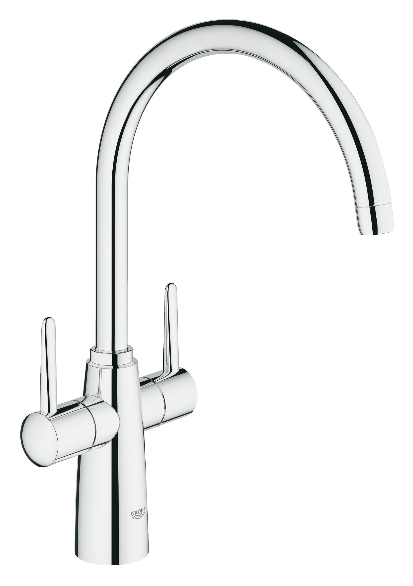 фото Смеситель для кухонной мойки grohe ambi 30189000 металл