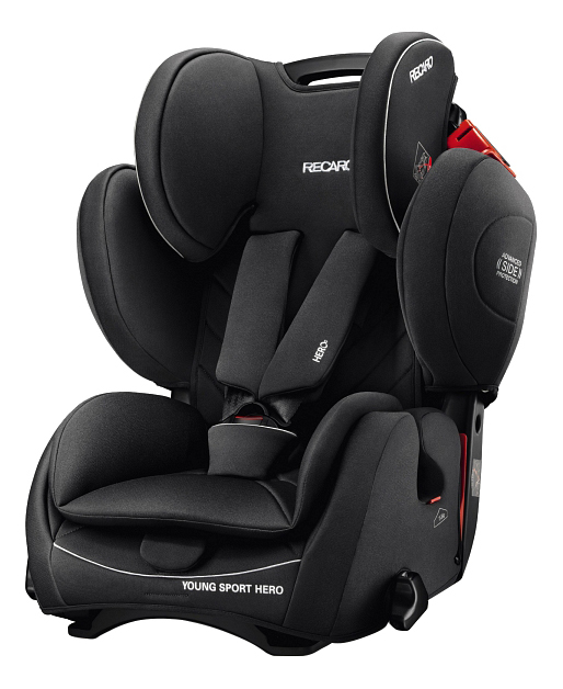 фото Автокресло recaro young sport hero цв.черный гр.1/2/3