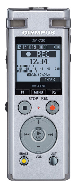 

Цифровой диктофон Olympus DM-720 4 Гб Silver, DM-720