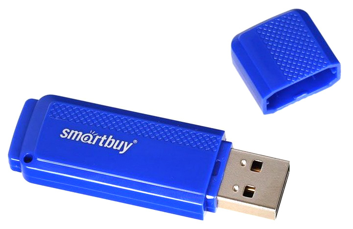 фото Флешка smartbuy dock 16гб blue (sb16gbdk-b)