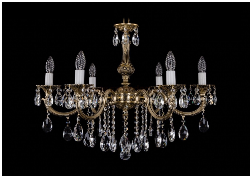 

Люстра подвесная Bohemia Ivele Crystal 1702/6/265/B/GB, 1702/6/265/B/GB