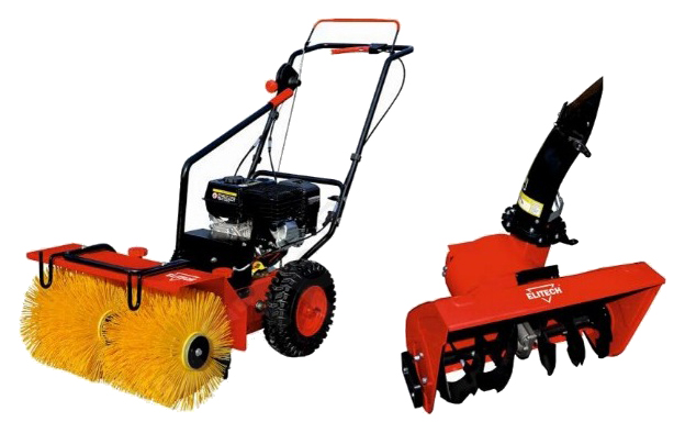 

Бензиновый снегоуборщик Elitech СМ 6У2 183094 6 л.с., Красный, СМ 6У2