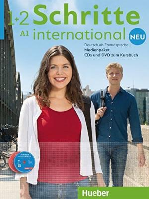 фото Schritte international neu 1+2 medienpaket (audio-cds und 1 dvd zum kursbuch) hueber