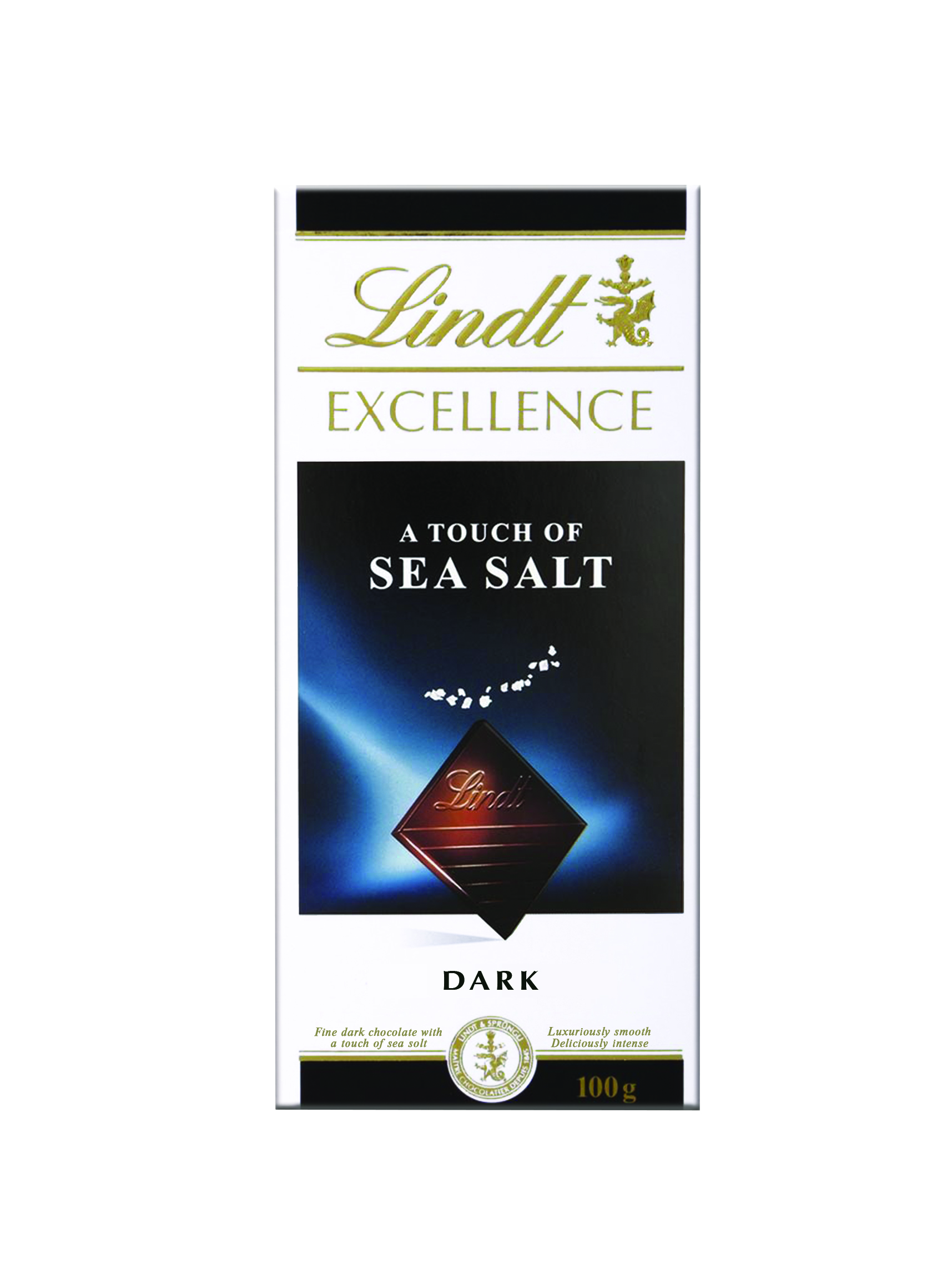 Шоколад темный Lindt excellence с морской солью 100 г