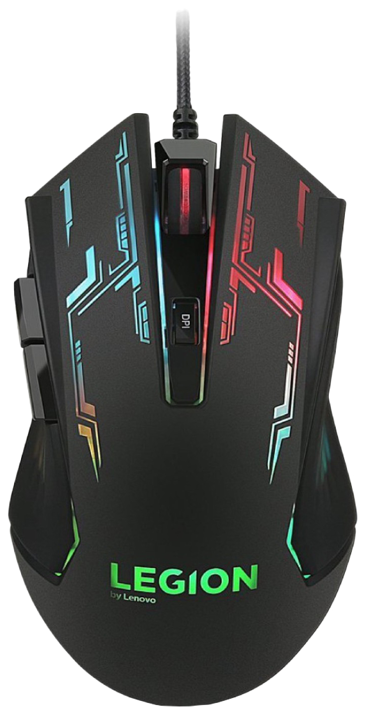 фото Игровая мышь lenovo legion m200 black (gx30p93886)