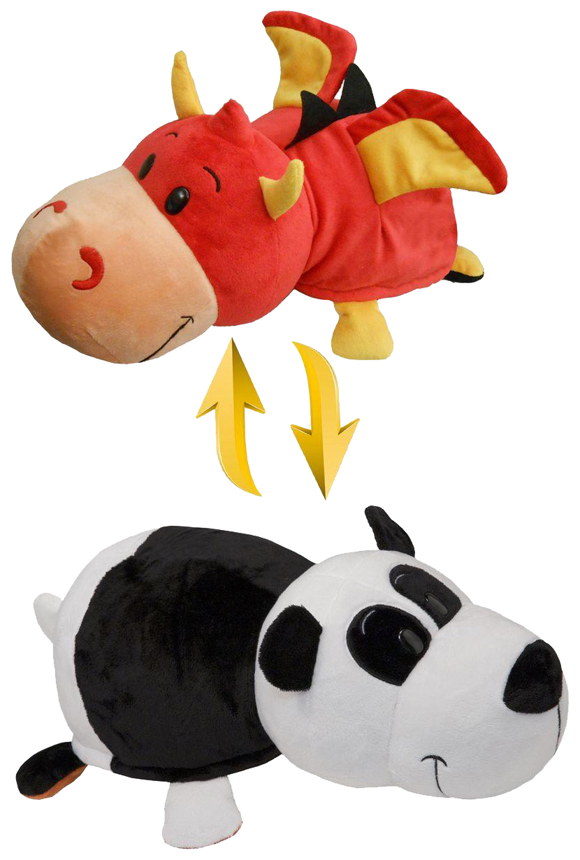 

Мягкая игрушка 1 TOY Вывернушка Панда и Красный дракон 20 см, Т10923