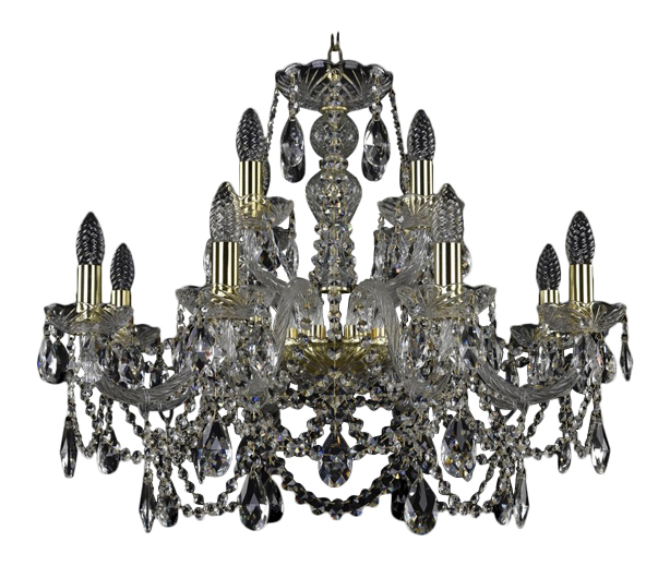 

Люстра потолочная Bohemia Ivele Crystal 1411/8+4/240/G, 1411/8+4/240/G