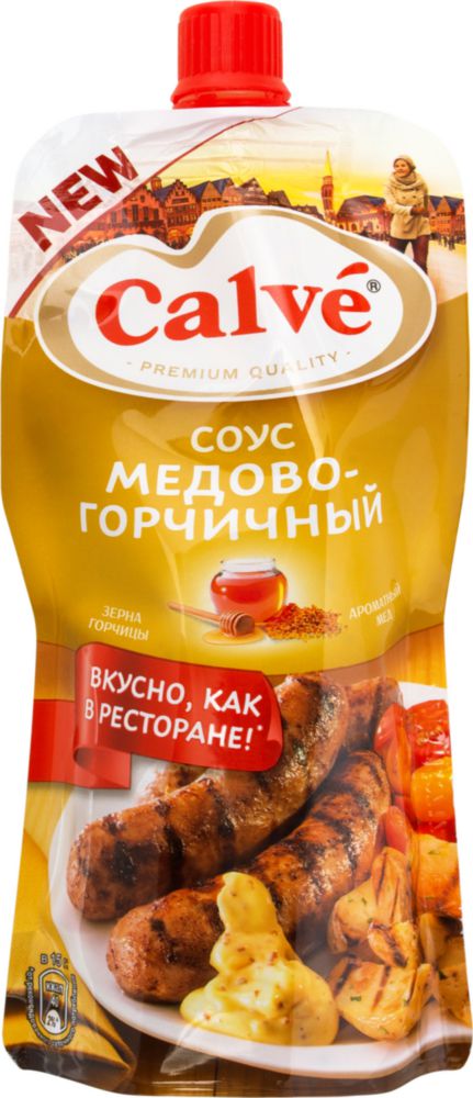 фото Соус calve медово-горчичный 230 г