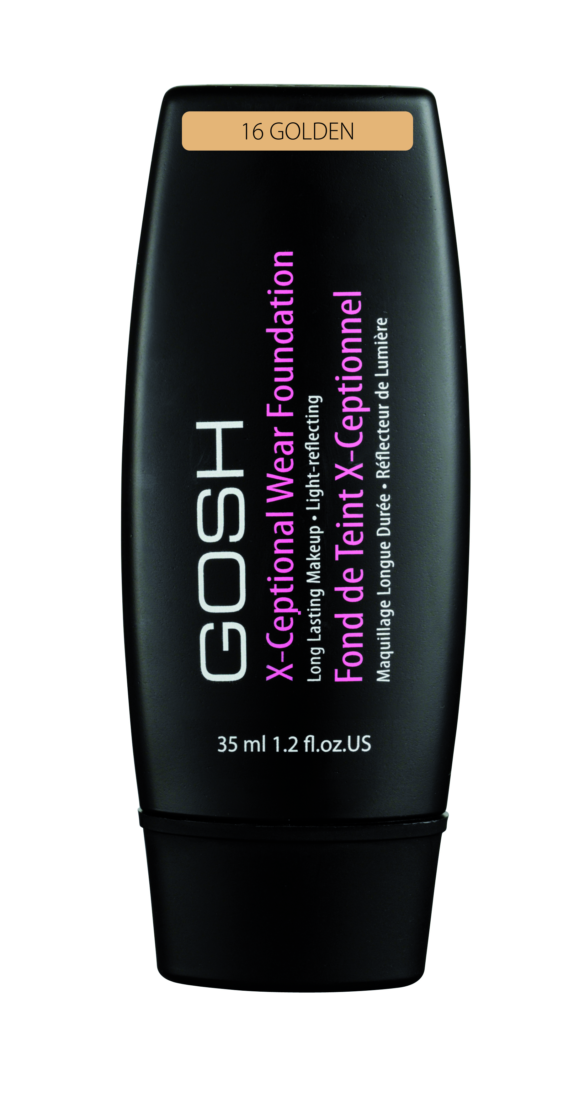 фото Тональный крем gosh x-ceptional wear foundation 16 - golden, 35 мл gosh copenhagen