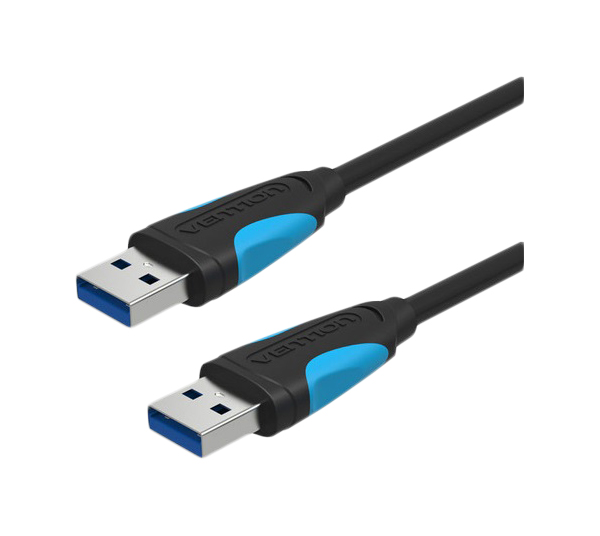 фото Кабель vention usb a-usb a, m-m 0,5м black (vas-a18-b050)