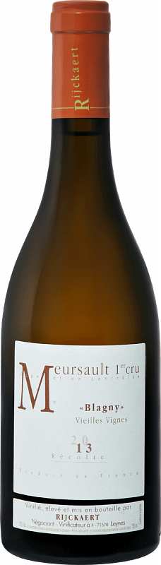 

Вино Blagny Vieilles Vignes Meursault 1er Cru AOP Domaine Rijckaert